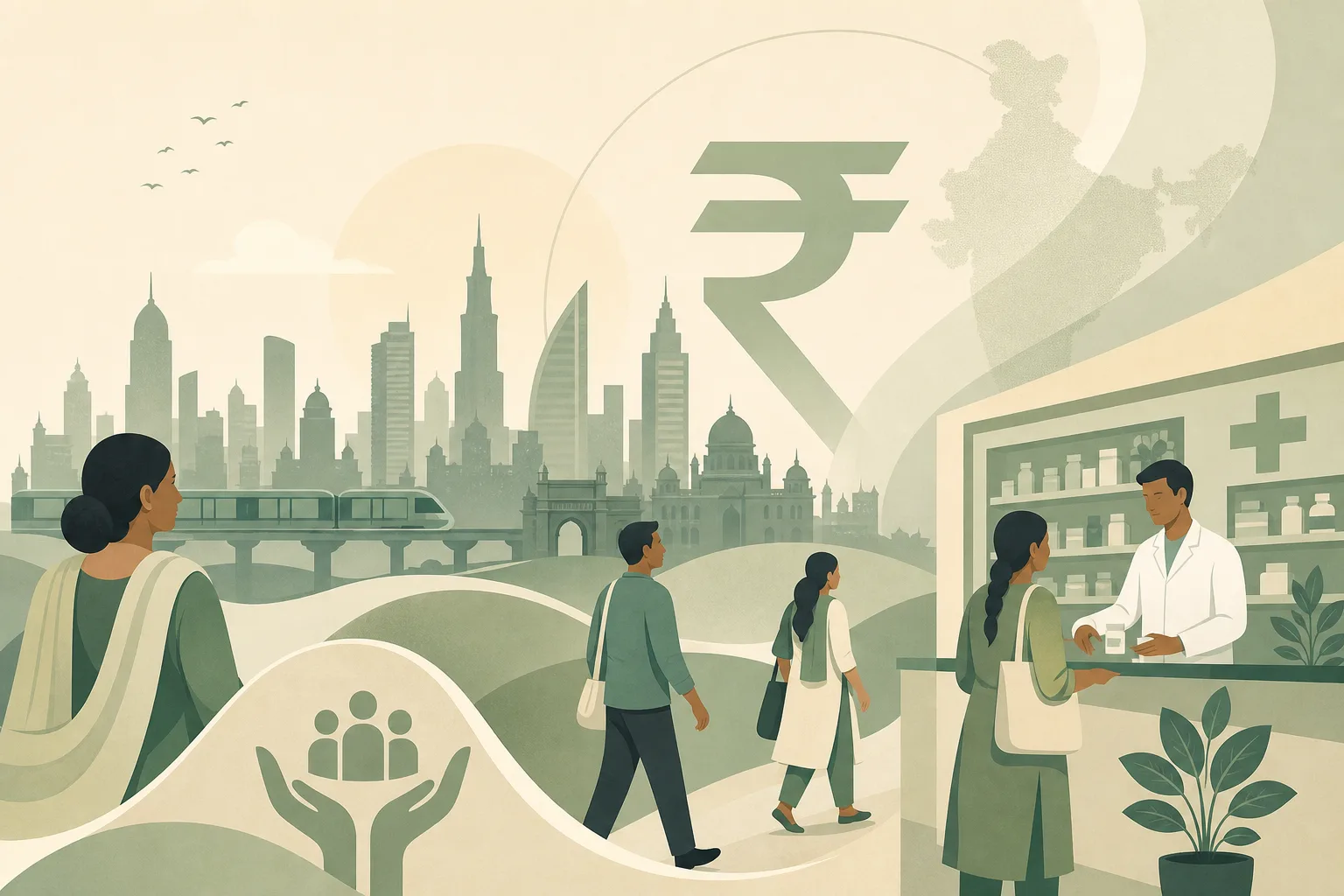 GLP-1 access and cost in India illustration